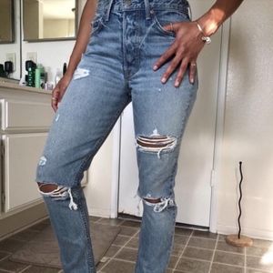 Karolina High-Rise Skinny Jean with Butt Slit